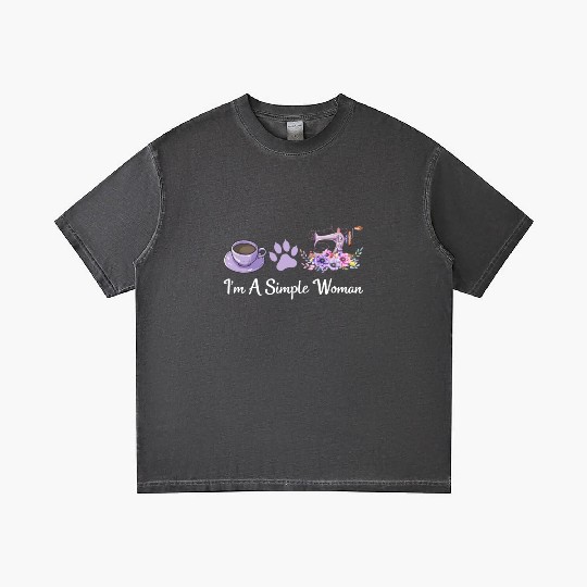 I'm A Simple Woman - Cat Lover Sewing Sewing Lover Gradient T Shirts