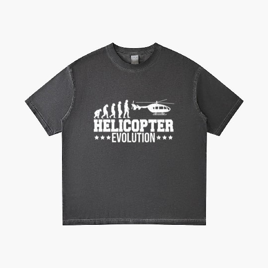 Heli Pilot Helicopter Evolution Gradient T Shirts