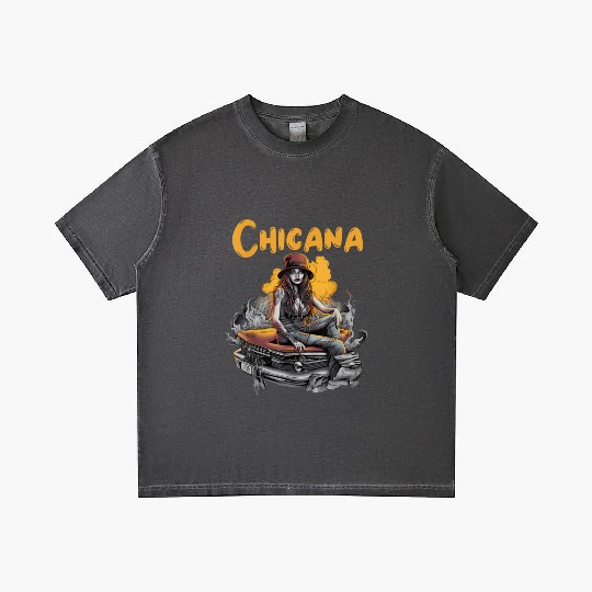Chicana Lowrider Clothes Mexican American Gradient T Shirts