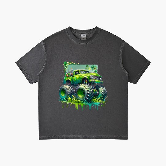 Monster Truck Shamrock Gradient T Shirts