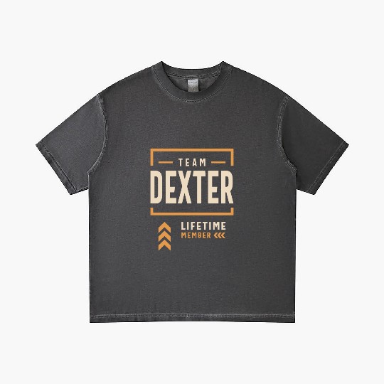 Team Dexter Lifetime Member Funny Name Dexter Gradient T Shirts