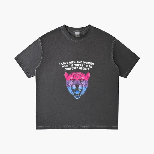 I Love Men and Women Bisexual LGBTQ Bi Pride Gay L Gradient T Shirts