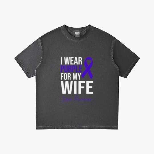 I Wear Purple For My Wife Lupus Warrior Lupus Gradient T Shirts