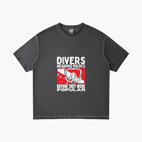 Scuba Diving Mask Pun Funny Scuba Diver Gradient T Shirts