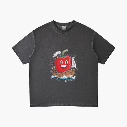 Bell Pepper Sailing Gradient T Shirts