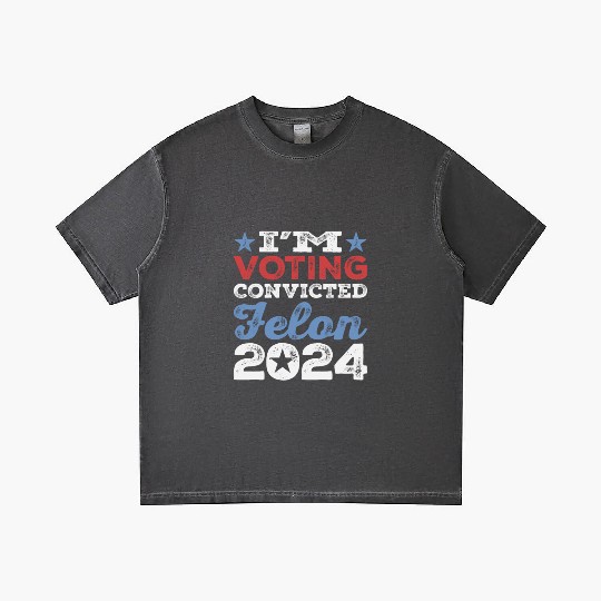 I'm Voting Convicted Felon 2024 Convicted Felon Gradient T Shirts