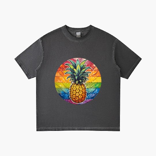 LGBTQ Pineapple Gradient T Shirts