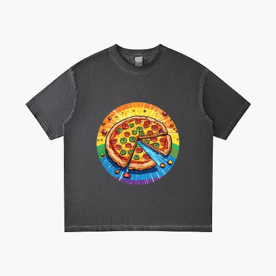LGBTQ Pizza Gradient T Shirts