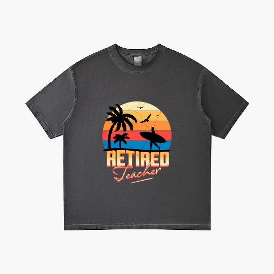 Retired Teacher Gradient T Shirts