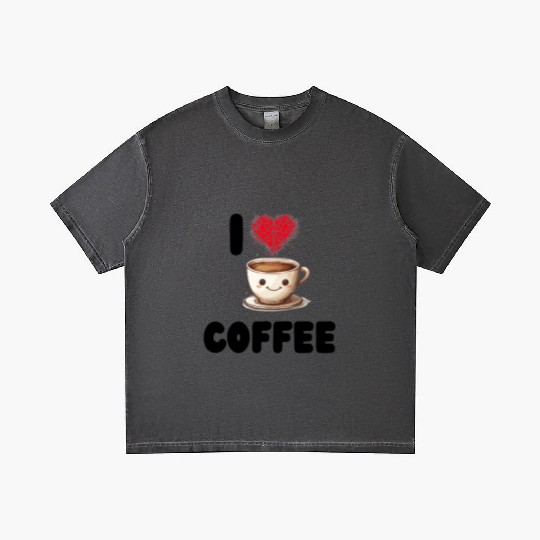 I LOVE COFFEE Gradient T Shirts