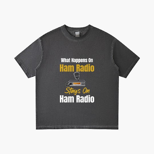 What Happens On Ham Radio Stays On Ham Radio Gradient T Shirts