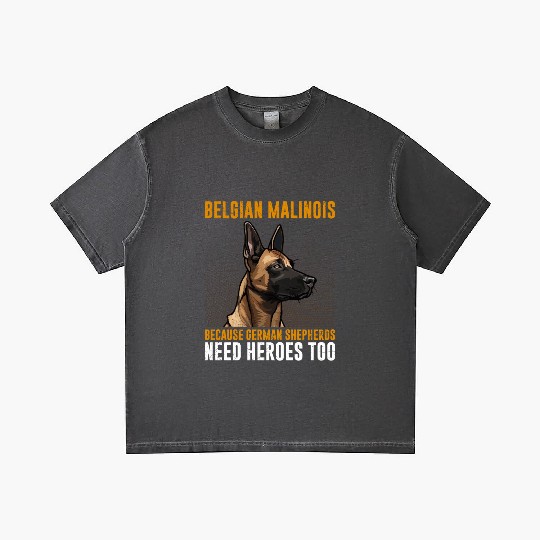 BELGIAN MALINOIS GERMAN SHEPHERDS NEED HEROS TOO Gradient T Shirts