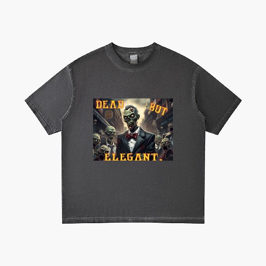 Funny Zombie Dead But Elegant Gradient T Shirts