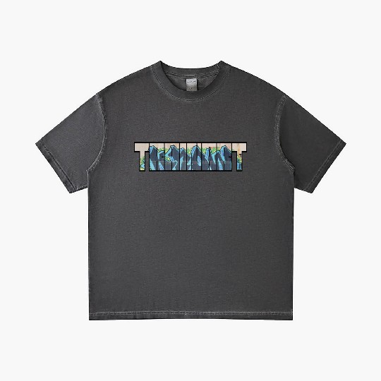 Train Art Number 4 Gradient T Shirts