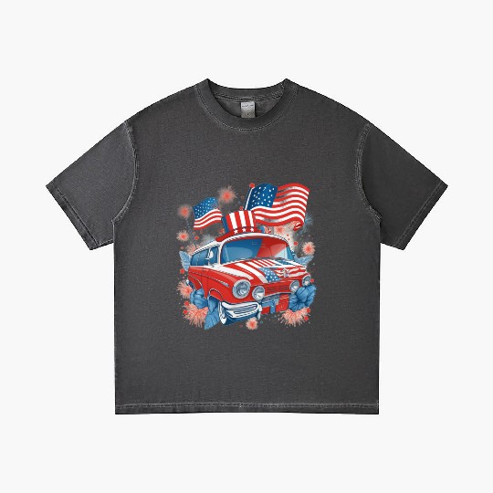 Land of the Free Gradient T Shirts