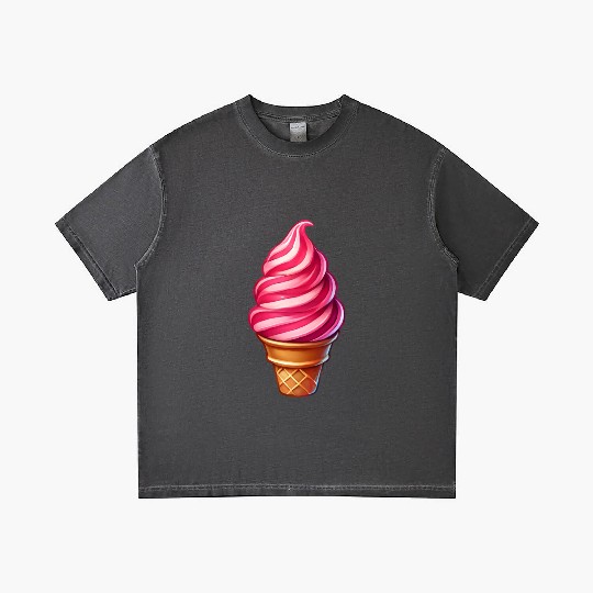 Candy cane ice cream motif in a sweet ice cream Gradient T Shirts