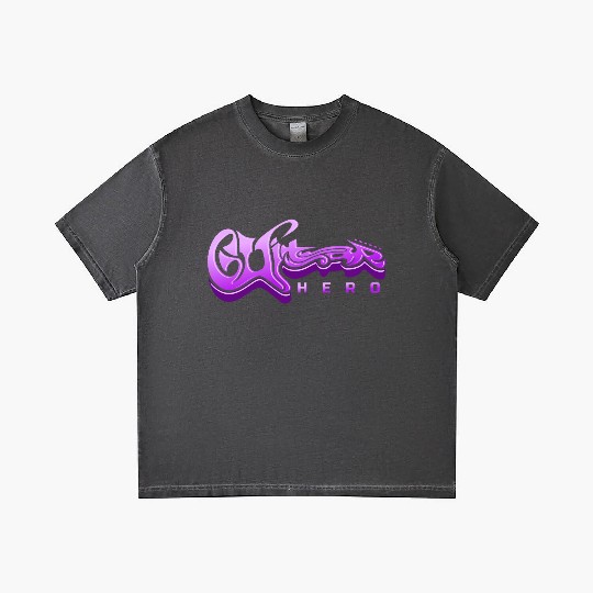Guitar Hero - Typography Design Gradient T Shirts
