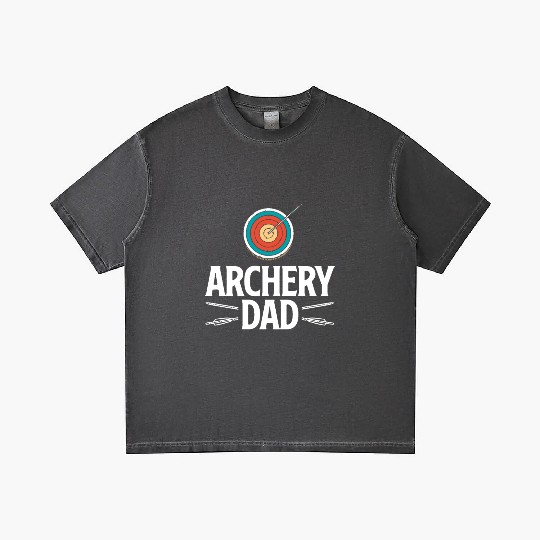 Bow Dad Father Archery Gradient T Shirts