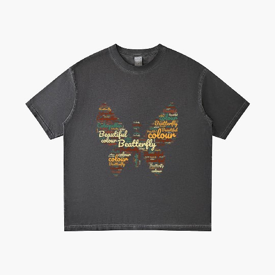 Elegant "Butterfly" Gradient T Shirts - Embrace Nature's Be