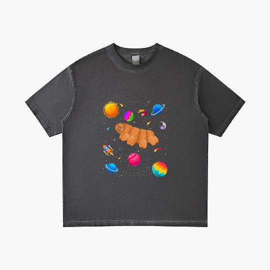 Tardigrade Space! Nerd, Geek Microbiology Science Gradient T Shirts