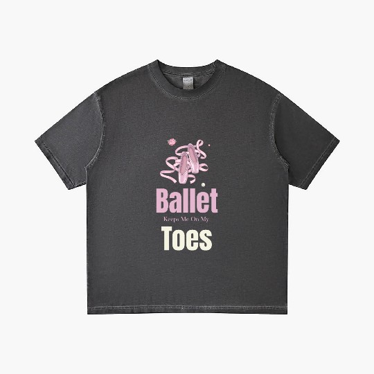 Ballet Keeps Me On My Toes Theatrical Nutcracker Gradient T Shirts