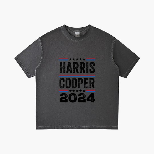 Kamala Harris Cooper 2024 US Election Democrat Gradient T Shirts