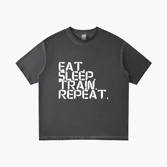 Eat. Sleep. Train. Repeat Gradient T Shirts