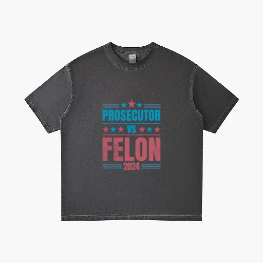Prosecutor vs Felon Funny Gradient T Shirts