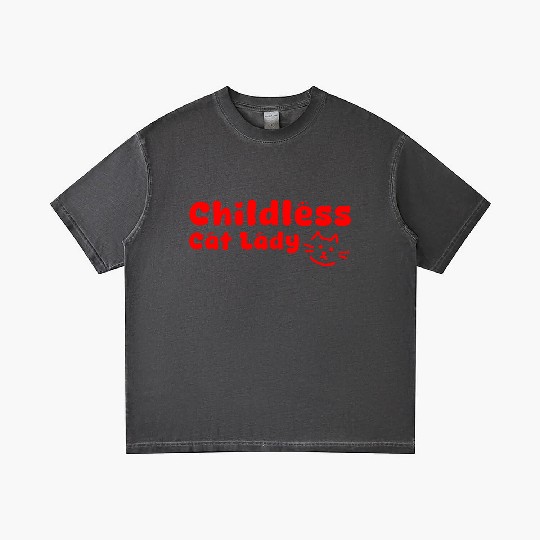 childless cat lady Gradient T Shirts