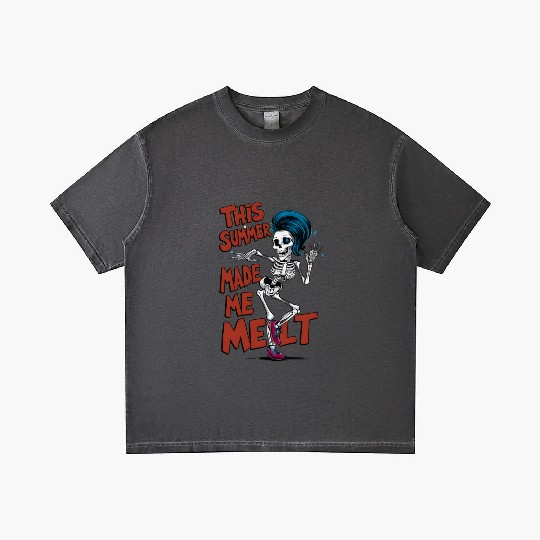 Summer Melt Skeleton Gradient T Shirts