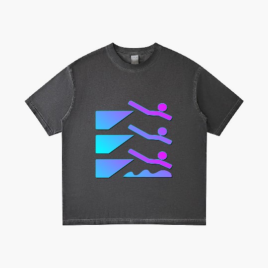 SWIMMING SWIM Gradient T Shirts