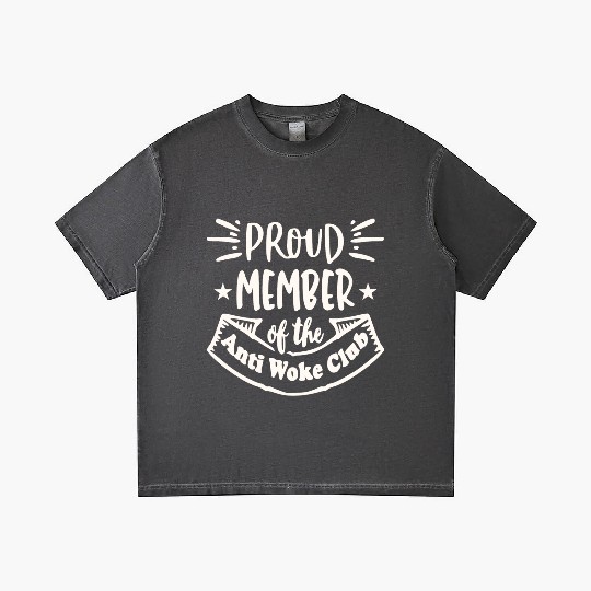 Proud Member Anti Woke Club LIKE US ON FACEBOOK Gradient T Shirts