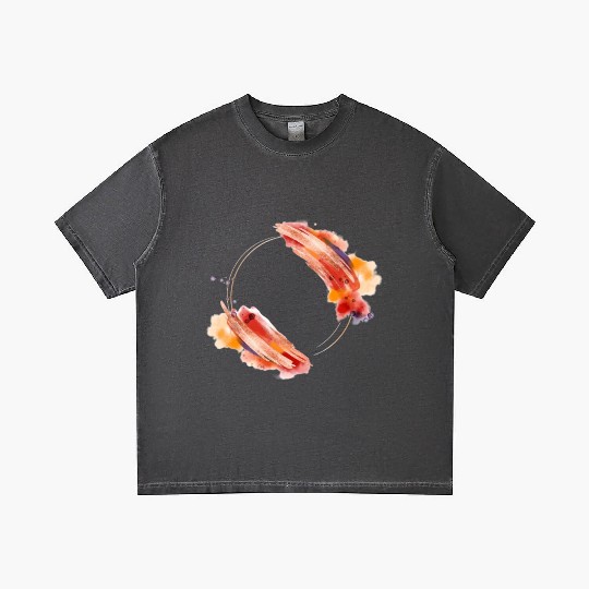 a vector abstract watercolor-painted frame involve Gradient T Shirts