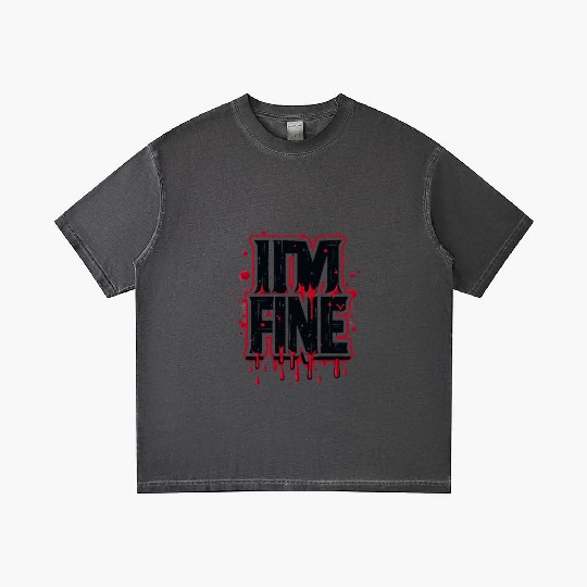 i'm fine Gradient T Shirts