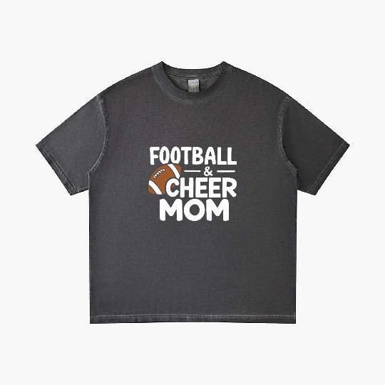 Football Cheer Mom Proud and Loud Gradient T Shirts