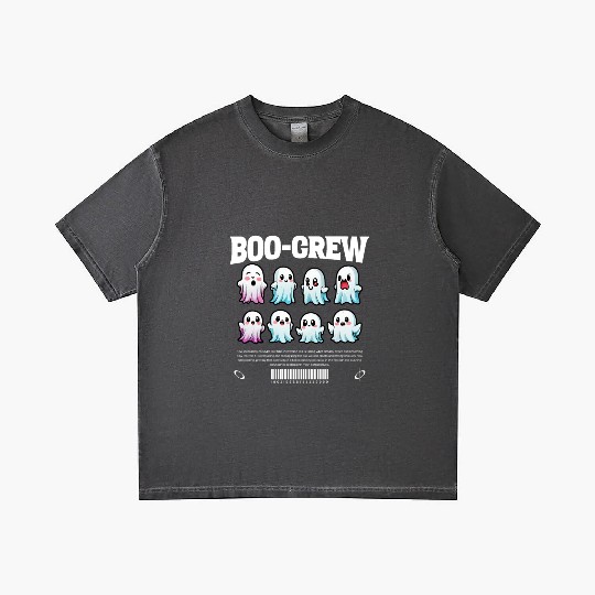 Boo Crew - Halloween Cute Ghost Gradient T Shirts