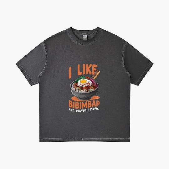 I Like Bibimbap And Maybe 3 People Korean Food Gradient T Shirts