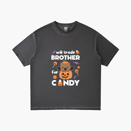 Wombat Halloween Trade Brother For Candy Gradient T Shirts