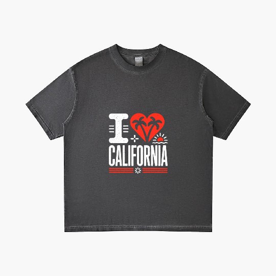 I love California | The Golden State Gradient T Shirts