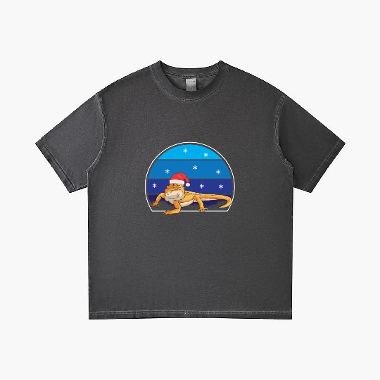 Iguana Christmas Light Sweater Funny Animals Lover Gradient T Shirts
