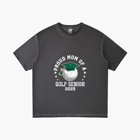 Proud mom of a golf senior class of 2025 matching Gradient T Shirts