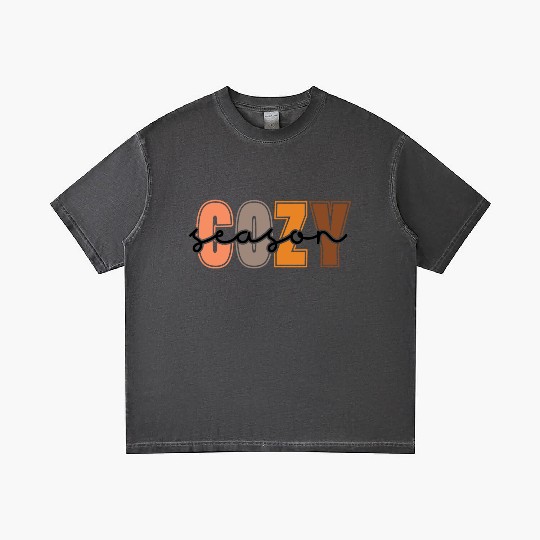 Cozy Season, Fall Season Gradient T Shirts