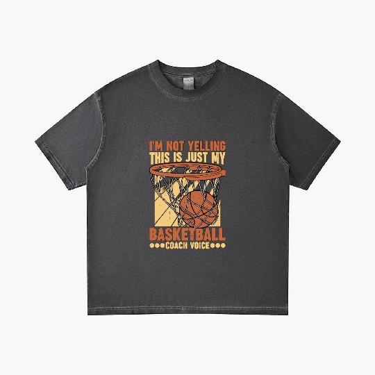 This Is Just My Basketball Coach Voice 1 Gradient T Shirts
