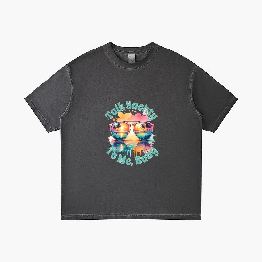 Yacht Rock Talk Yachty To Me Baby Gradient T Shirts