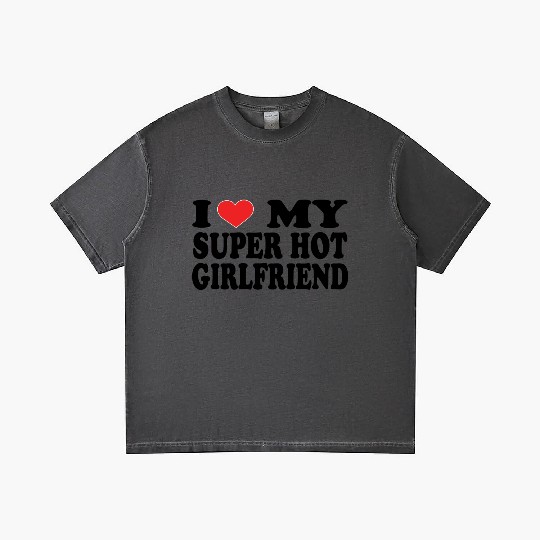 I Love My Boyfriend Gradient T Shirts | Cute Romantic Gradient T Shirts