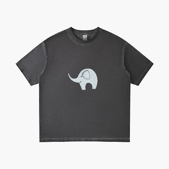 Kids Elephant Funny Design Gradient T Shirts - Cool Animal Lover