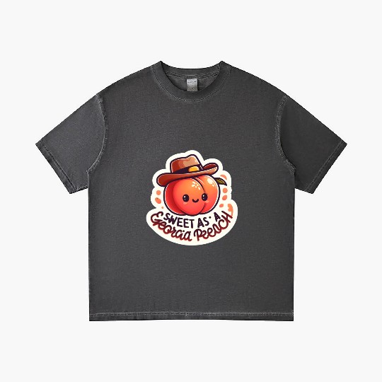 Sweet as a Georgia Peach Sticker Gradient T Shirts