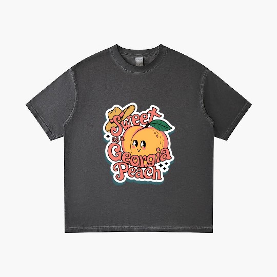 Sweet as a Georgia Peach Sticker.t-shits Gradient T Shirts