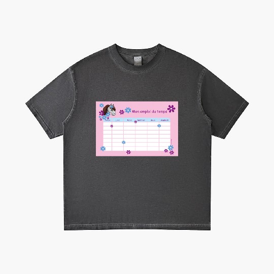 Timetable for Kids - Pony Flowers pink - French Gradient T Shirts