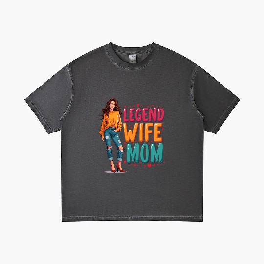 Retro Wife Mom Legend Vintage Mothers Day Mother Gradient T Shirts